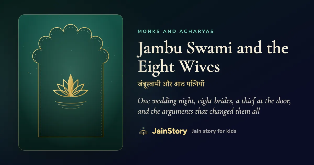 Jambu Swami and the Eight Wives: a Jain story for kids from the Monks and Acharyas collection